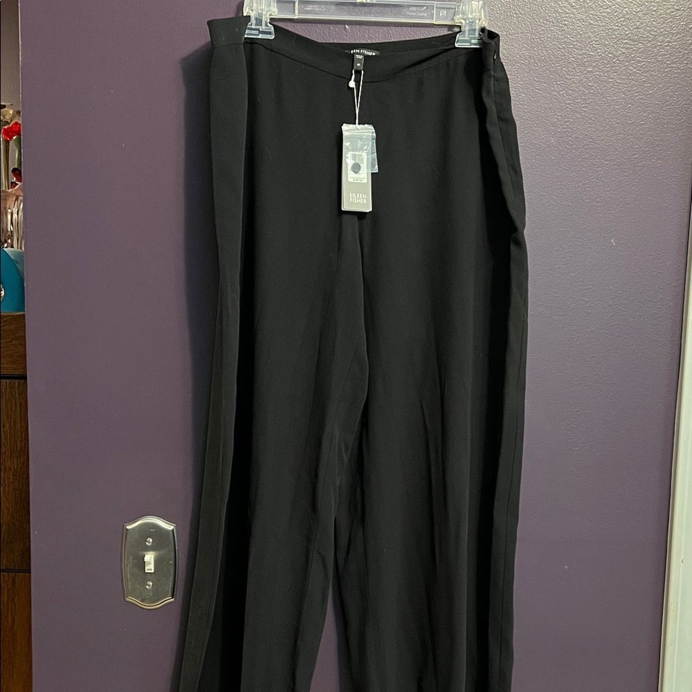 Eileen Fisher Black Ankle Pants